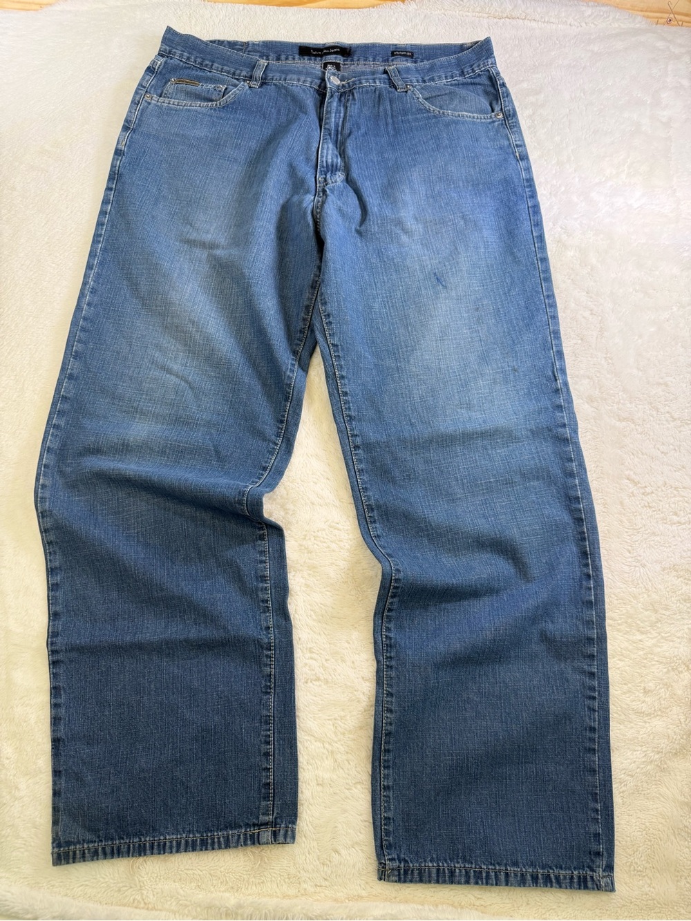 Calvin Klein Jeans Men’s Size 38 Straight Leg Blue Denim 100% Cotton